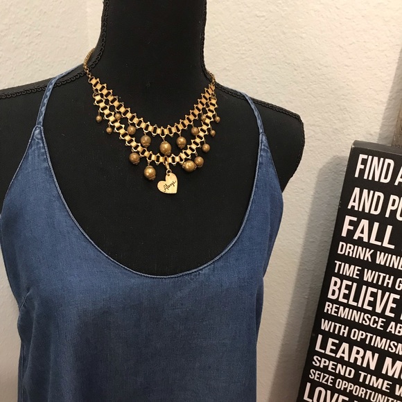 Thread & Supply Denim Tank Top size small - Picture 2 of 8